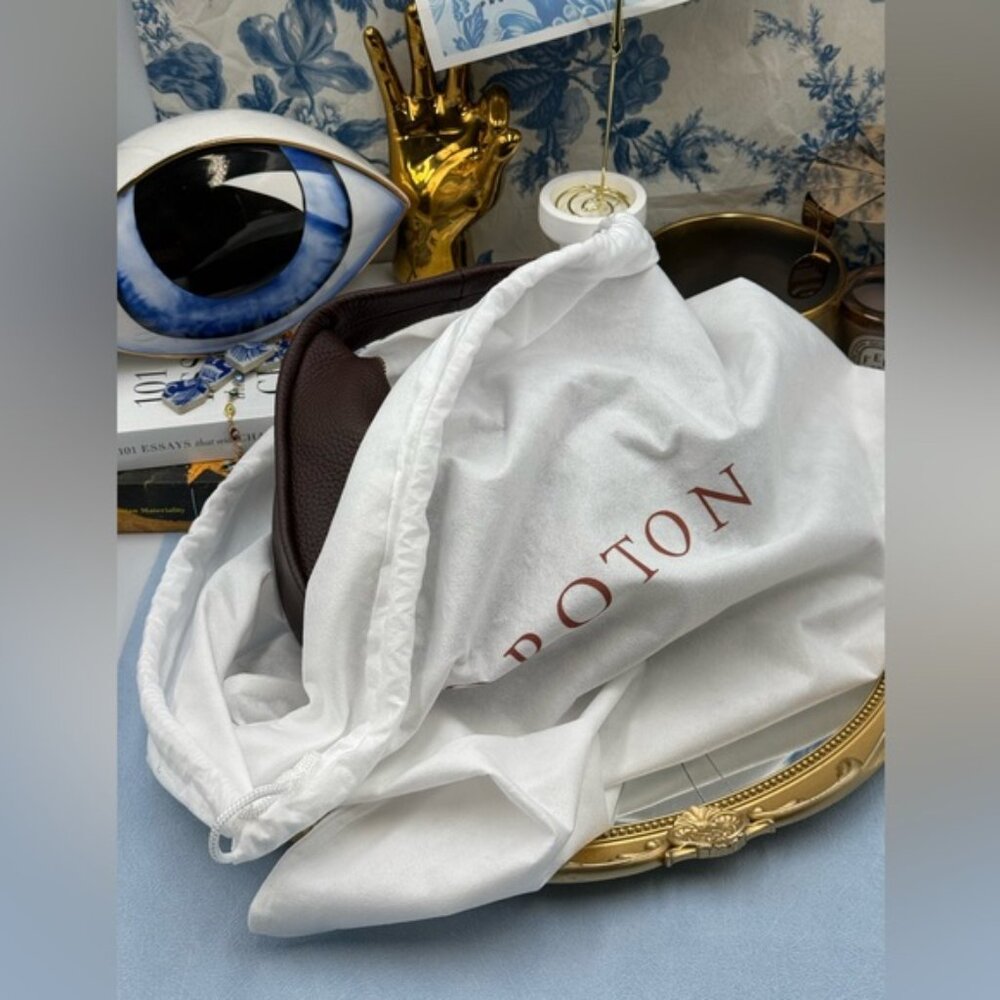 🆕 OROTON 🧿 NWT Clara Mini Convertible Crossbody Bag, Bear Brown Leather - Picture 16 of 16